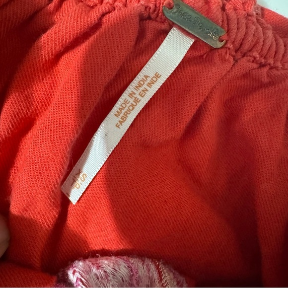 Free People Red Embroidered Midi Dress - Picture 9 of 10